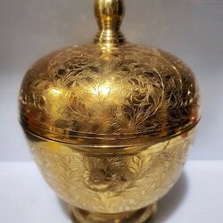 ขัน ร.๕ ฝาจุก 4 นิ้ว ตอกลายเต็มใบ