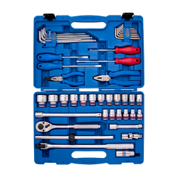 ชุดเครื่องมือช่าง 47ตัวชุด 1/2" 6 เหลี่ยม รุ่น 4547MR KING TONY