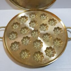 กระทะพิมพ์ขนมไข่ 19 ดอก เส้นผ่าศูนย์กลาง 12.5 นิ้ว พร้อมฝาปิด