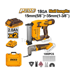 INGCO เครื่องยิงประตู + เครื่องอเนกประสงค์ 20V No.COSLI24021