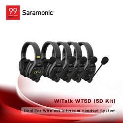 Saramonic Witalk WT5D Dual Ear Wireless Intercom Headset System