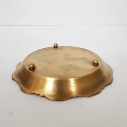 ถาดหล่อทองเหลือง 9 นิ้ว ขาตุ่ม