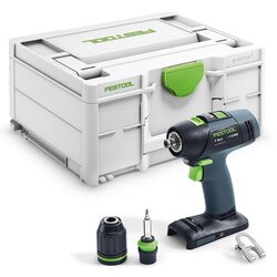 ชุดสว่านไร้สาย T 18+3-Basic 18V. No.576448 FESTOOL (เฉพาะตัวเครื่อง)