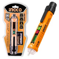 ปากกาวัดแรงดันไฟฟ้า (ไขควงลองไฟ) แจ้งเตือนด้วยแสงไฟและเสียง รุ่น VD10003 INGCO