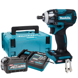 ชุดบล็อกไร้สาย 40V 1/2" 350Nm No.TW004GD101 MAKITA (รวมแบตเตอรี่และแท่นชาร์จ)