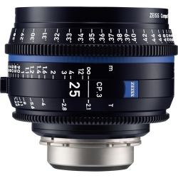 เลนส์ Zeiss CP.3 25mm T2.1 Compact Prime Lens (Canon EF Mount, Feet)