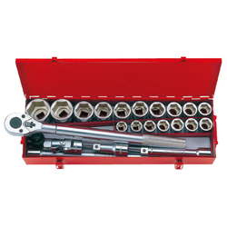 ชุดบ๊อก ขนาด 3/4" 6 เหลี่ยม รุ่น 6323MR KING TONY