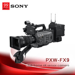 SONY PXW-FX9 full-frame 6K sensor camera with Fast Hybrid