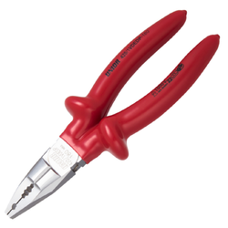 คีมปากจิ้งจก ขนาด 7" VDE ฉนวน 2 ชั้น กันไฟฟ้า 1000Volt No.420/1VDEDP UNIOR