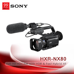 Sony HXR-NX80 Full HD XDCAM with HDR & Fast Hybrid AF