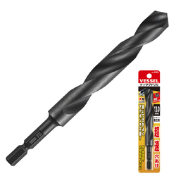 ดอกสว่านเจาะเหล็กแกนลด ขนาด 6.5 - 13.0 mm. แกนหกเหลี่ยม ขนาด 1/4" No.KMD VESSEL