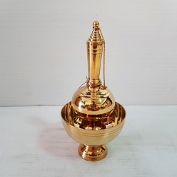 กรวดน้ำทองเหลือง จัมโบ้ ขันรองกว้าง 5 นิ้วครึ่ง