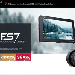 Lilliput FS7 7" 4K HDMI/3G-SDI Monitor