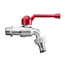 ก๊อกบอลสนาม ขนาด 1/2",3/4",1" SANWA