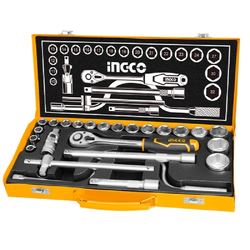 ชุดลูกบล็อค 1/2" 24 ชิ้น No.HKTS0243 INGCO