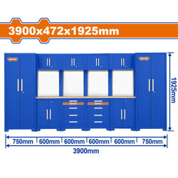 ตู้เก็บเครื่องมือช่าง 10 ชิ้น No.WCS3A10 WADFOW