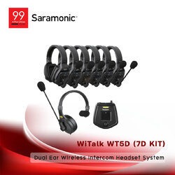 Saramonic WiTalk WT5D (7D KIT) Dual Ear Wireless Intercom Headset System