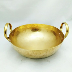 กระทะทองเหลืองหูจับ ขนาดต่างๆ