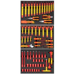 ชุดถาดเครื่องมือสำหรับรถยนต์ไฟฟ้า 68 ชิ้น VDE No.09928 SATA