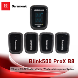 Saramonic Blink500 ProX B8 (TX4 , RX1) Wireless Microphone