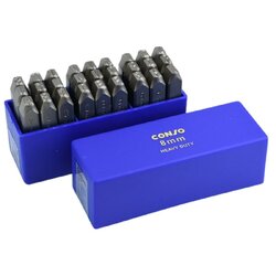 CONSO เหล็กตอก ตัวอักษร A-Z ขนาด 2 - 10 mm.