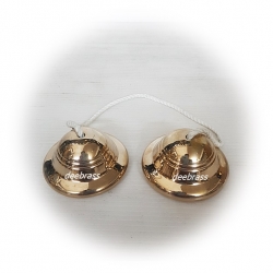 ฉิ่งลงหินทองเหลืองไทย ขนาดเล็ก 2 นิ้ว