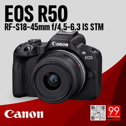 Canon EOS R50 (RF-S18-45mm f/4.5-6.3 IS STM) Mirrorless Camera
