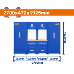 ตู้เก็บเครื่องมือช่าง 6 ชิ้น No.WCS3A06 WADFOW