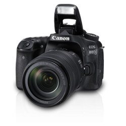 กล้อง DSLR Canon EOS 80D Kit II (EF-S18-135 IS USM)+CS100