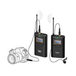 COMICA CVM-WM100 ชุดไมค์ไร้สายสำหรับกล้องวีดีโอ 48 ชาแนล ย่าน UHF