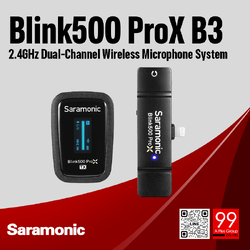 Saramonic - Blink500 ProX B3 2.4GHz Dual-Channel Wireless Microphone System