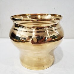 กระโถนพระเรียบ ปากกว้าง 6 นิ้ว ทองเหลืองไทยเนื้อดีเยี่ยม