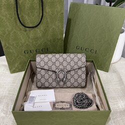 กระเป๋าแบรนด์เนมมือสองGucci Dionysus Woc ปี22 Full set no rec.