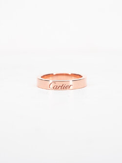 แหวน Cartier C De Cartier Band ทองชมพู18K ไซส์ 44# (Used)