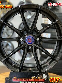 ล้อแม็กขอบ15 SSW 4รู100 กว้าง7 ออฟ38 สีเทากันเมทาลิค สวยหรู