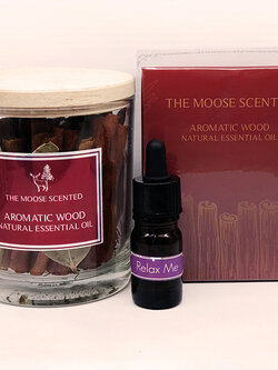 ไม้หอม พร้อมน้ำมันหอมระเหย กลิ่น Relax Me หอมผ่อนคลาย ช่วยนอนหลับ