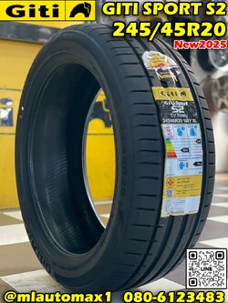 GITI_SportS2 245/45R20 ยางใหม่ปี2025 #ยางจีที #ยางสมรรถนะการขับขี่สูง