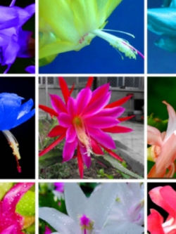 คริสมาสแคคตัส (Christmas Cactus) คละ 24 สี / 50 เม็ด