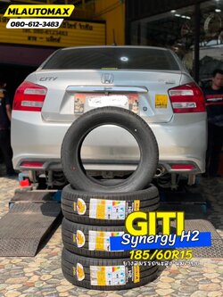 #HONDA_CITY🛞 #GITI_SYNERGYH2_185/60R15