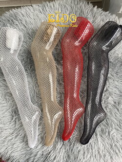 sถุงน่องเด็ก(หน้าร้านอยู่รัชดา)L202 สีขาว สีดำ สีเนื้อ สีแดง ถุงน่องตาข่าย