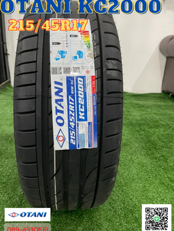 OTANI KC2000 215/45R17 ยางไทย ยางใหม่ปี 2023 ราคาโปรโมชั่นพิเศษโทรสอบถามได้ค่ะ