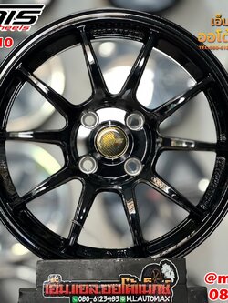 ล้อแม็กใหม่ขอบ15 Cosmis RWC-10 สีดำเงา ขอบ15 กว้าง7 ออฟ35 4รู100