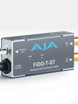 FiDO-T-ST 1-Channel 3G-SDI to Single-Mode ST Fiber Transmitter