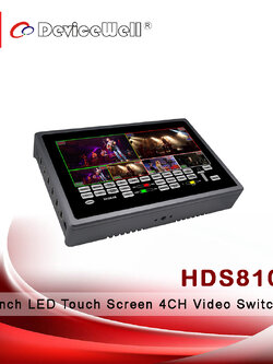 DeviceWell HDS8107 7inch Touch Screen Video Switcher