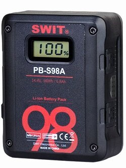 SWIT PB-S98A ฺ Battery Gold - Mount 98Wh