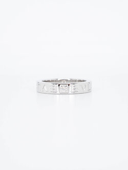 แหวน Bvlgari Bvlgari Ring with Diamond ทองขาว18K ไซส์ 50# (Used)