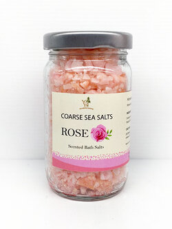 เกลือหอมกลิ่นกุหลาบ เกลือทะเลแท้จากแหล่งเกลือธรรมชาติ แช่เท้าหอมสบาย