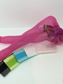 ถุงน่องเด็ก(หน้าร้านอยู่รัชดา)L008 สีบานเย็น เนื้อโปร่ง