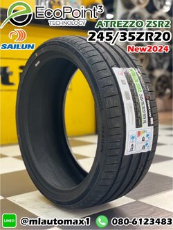 ยาง #Ecopoint3 By Sailun 245/35ZR20 ยางใหม่ปี2024