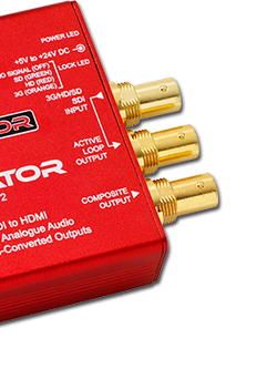 DECIMATOR DECIMATOR 2 Miniature (3G/HD/SD)-SDI to both HDMI and NTSC/PAL